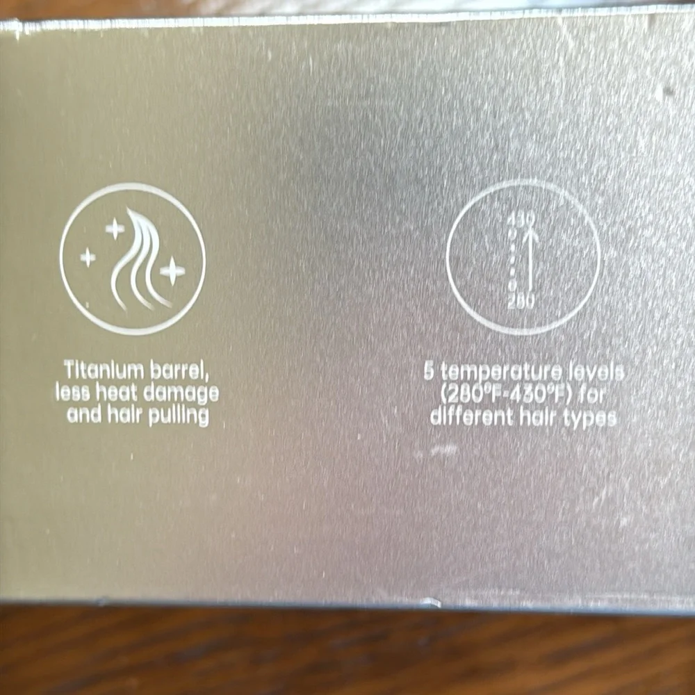 New TYMO ROTA AUTOMATIC Ionic Rotating curling Iron.  1.25” Titanium Barrel.
